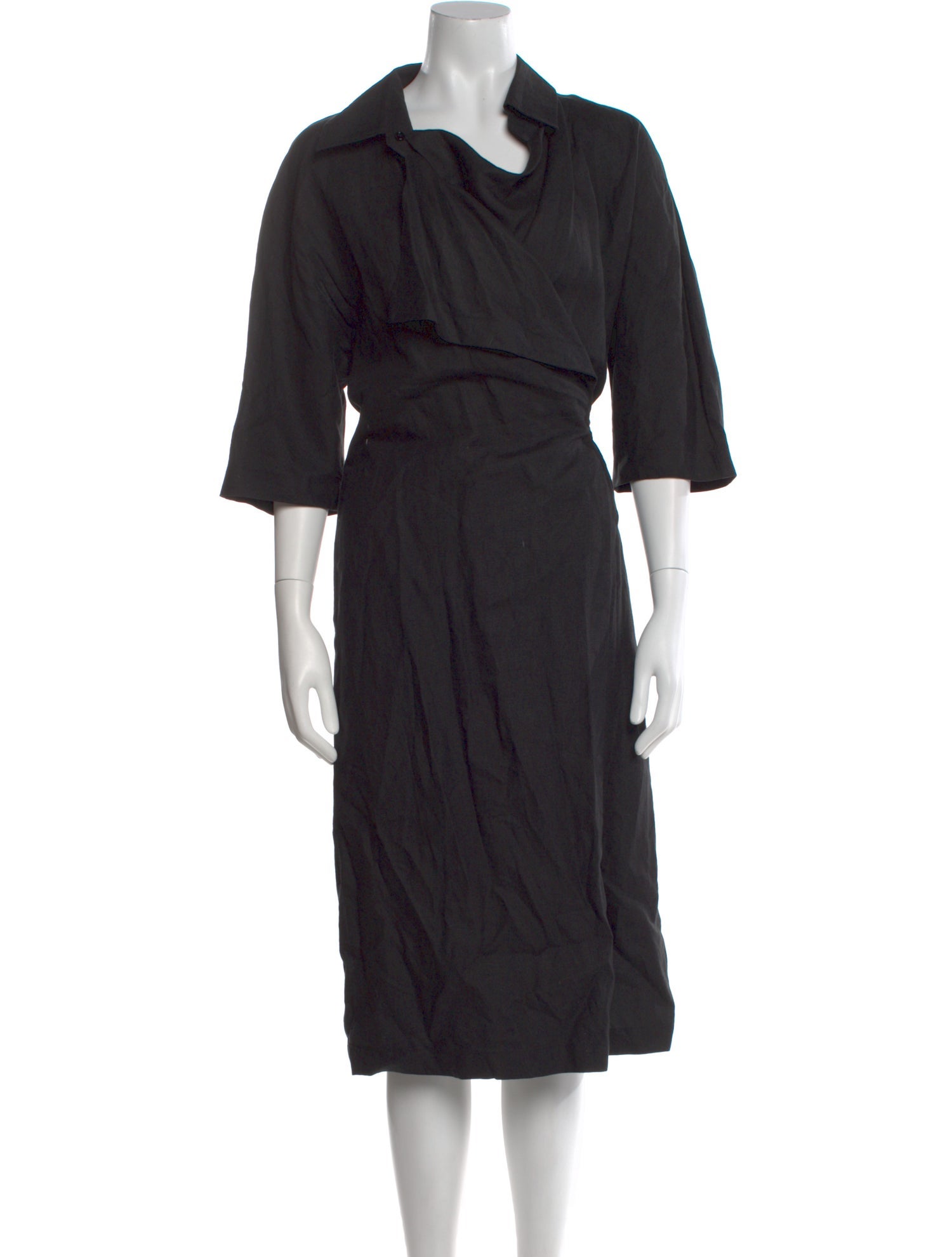 Max Mara Linen Midi Length Dress