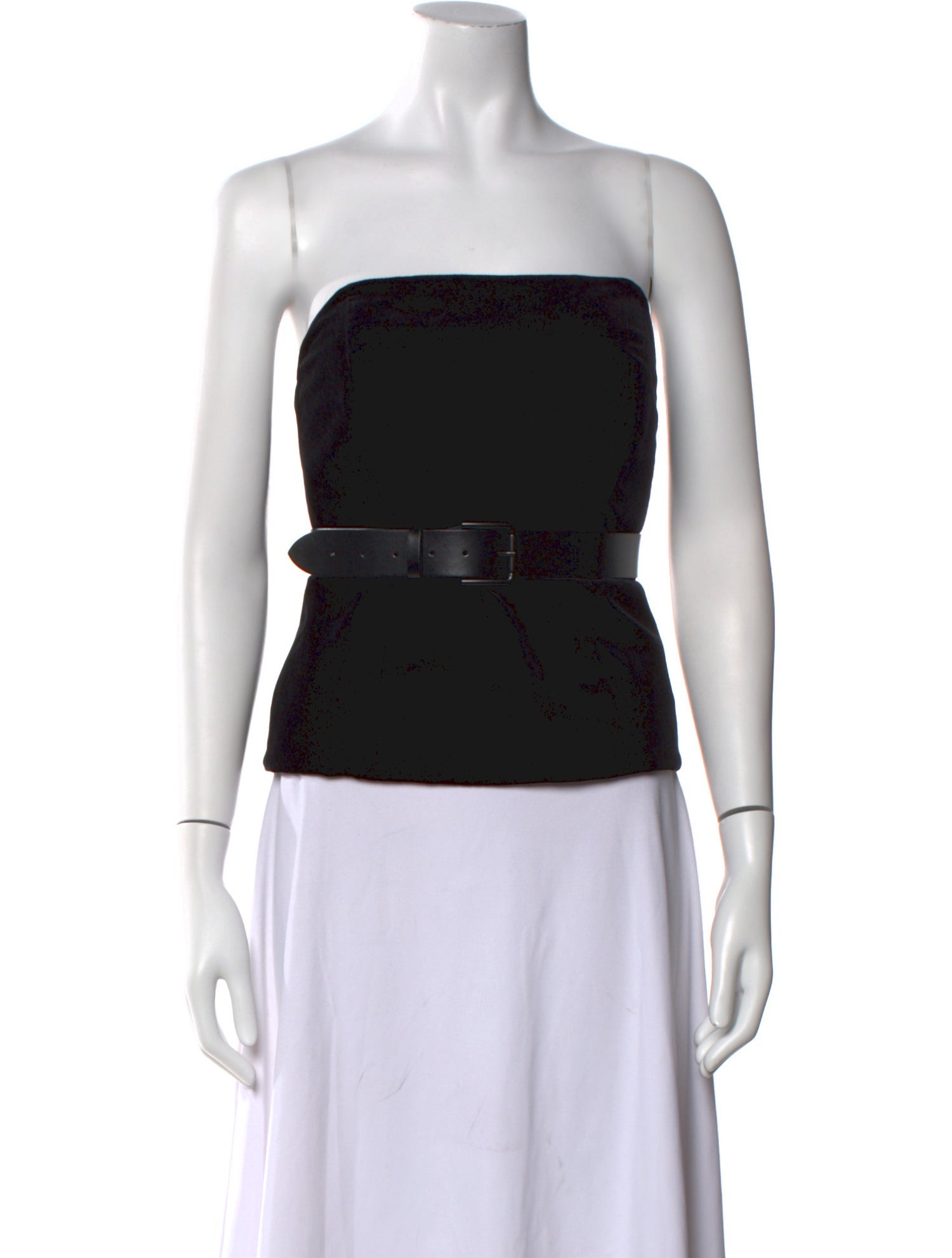 Max Mara Strapless Crop Top