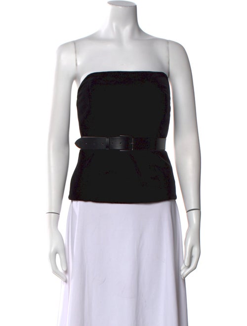 Max Mara Strapless Crop Top