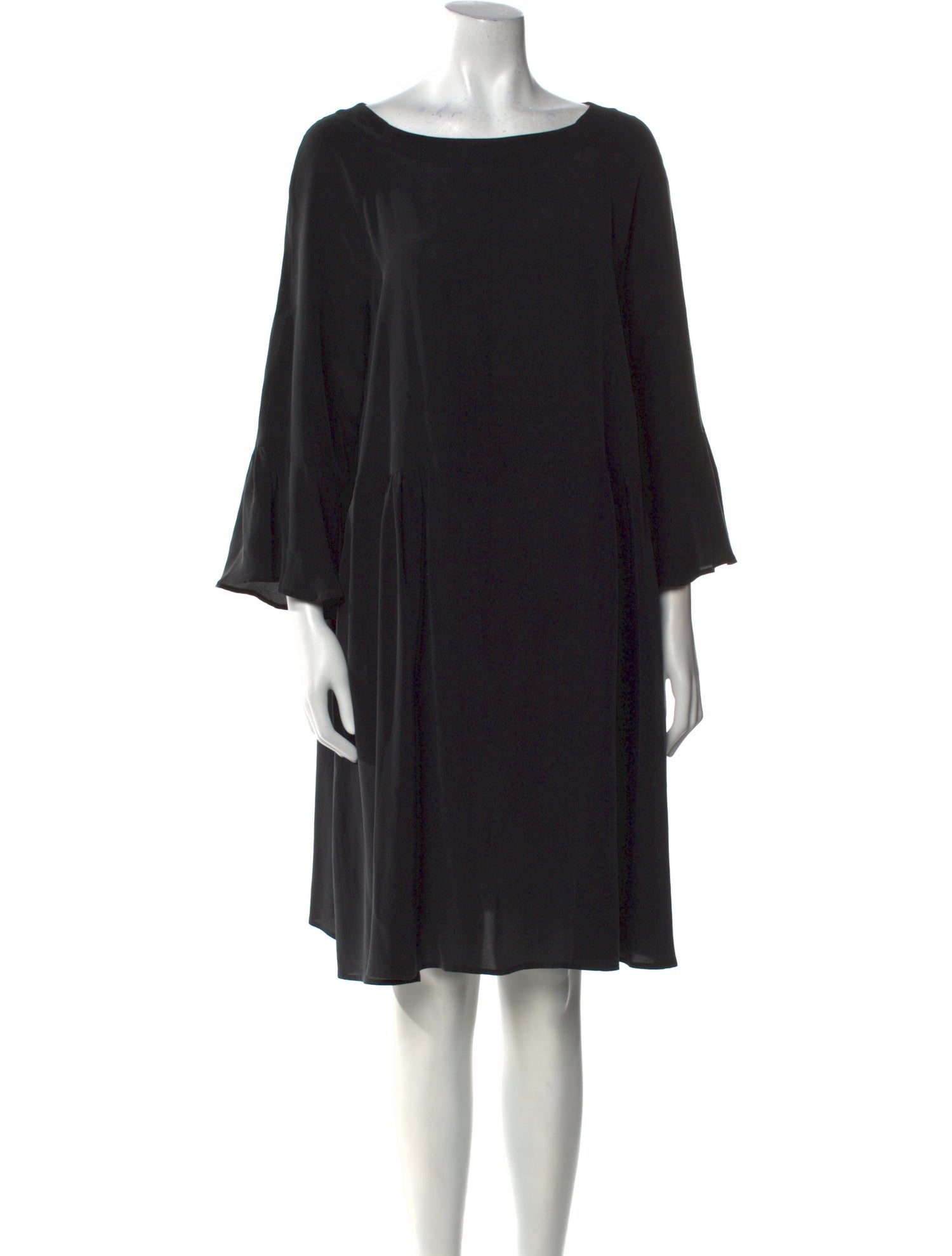 Max Mara Bateau Neckline Knee-Length Dress