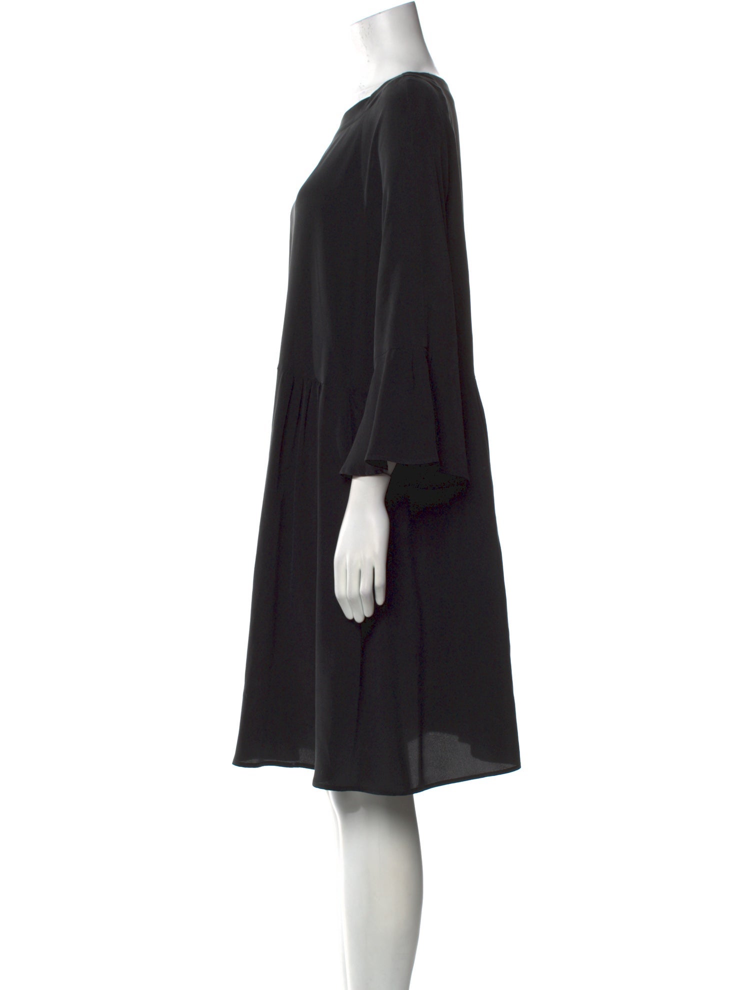 Max Mara Bateau Neckline Knee-Length Dress