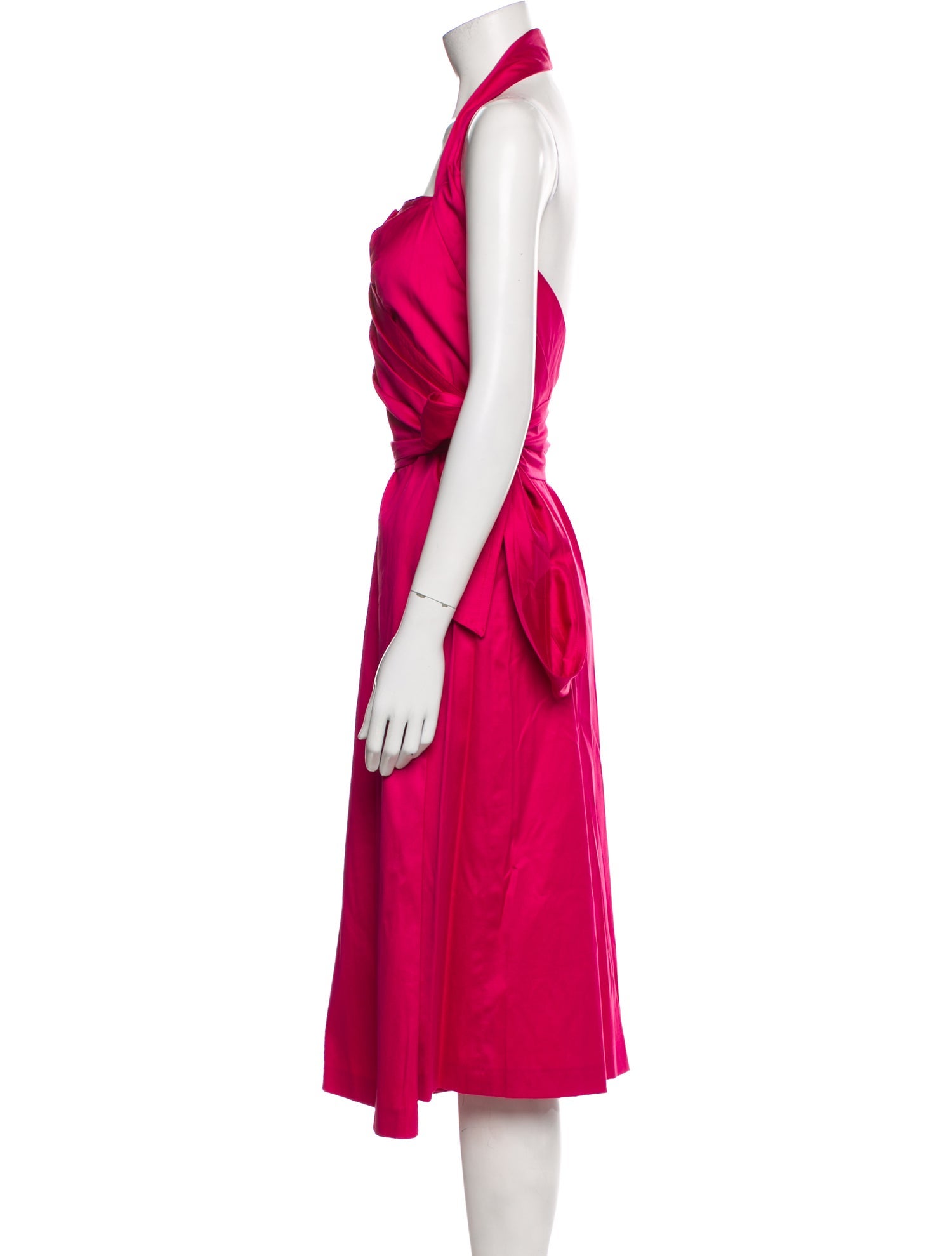 Max Mara Halterneck Knee-Length Dress