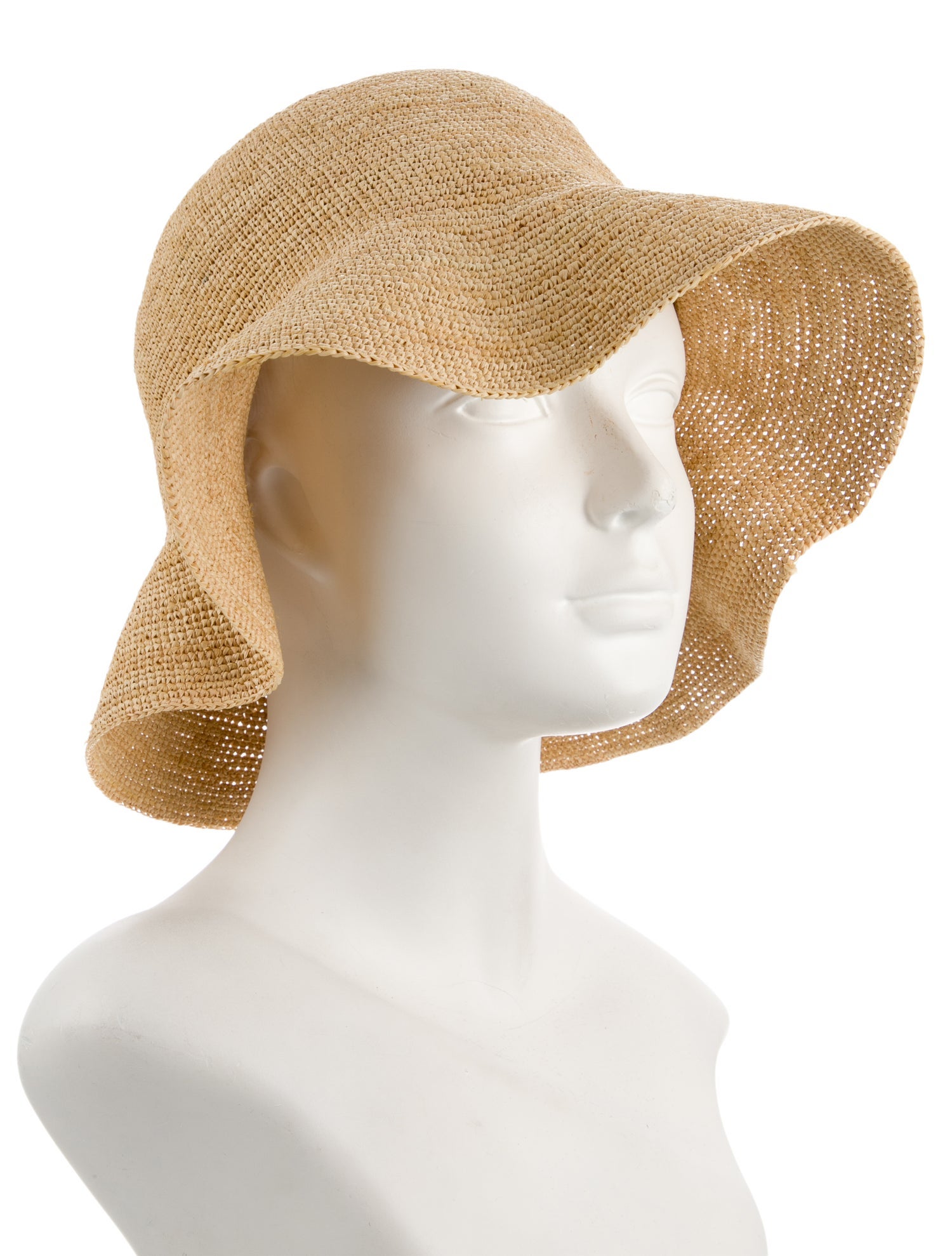 Max Mara Raffia Bucket Hat