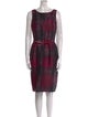 Max Mara Printed Knee-Length Dress