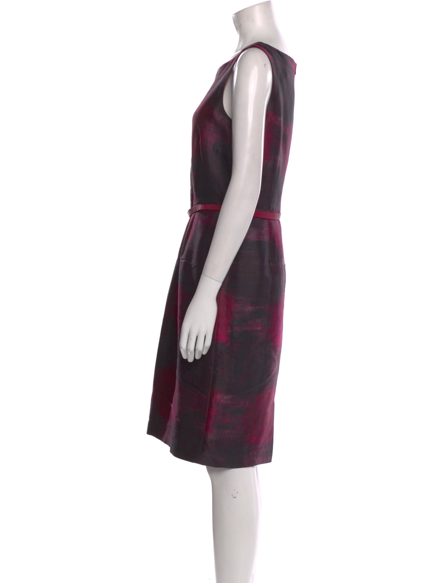 Max Mara Printed Knee-Length Dress