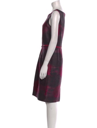 Max Mara Printed Knee-Length Dress