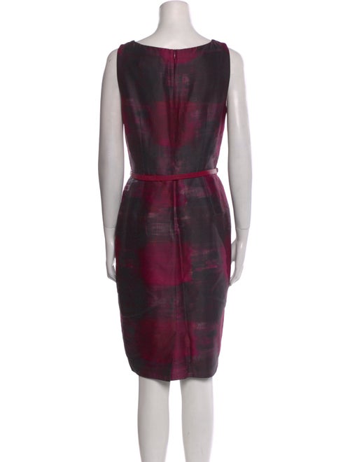 Max Mara Printed Knee-Length Dress