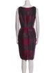 Max Mara Printed Knee-Length Dress