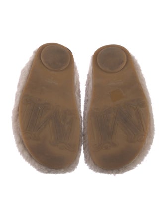 Max Mara Shearling Mules