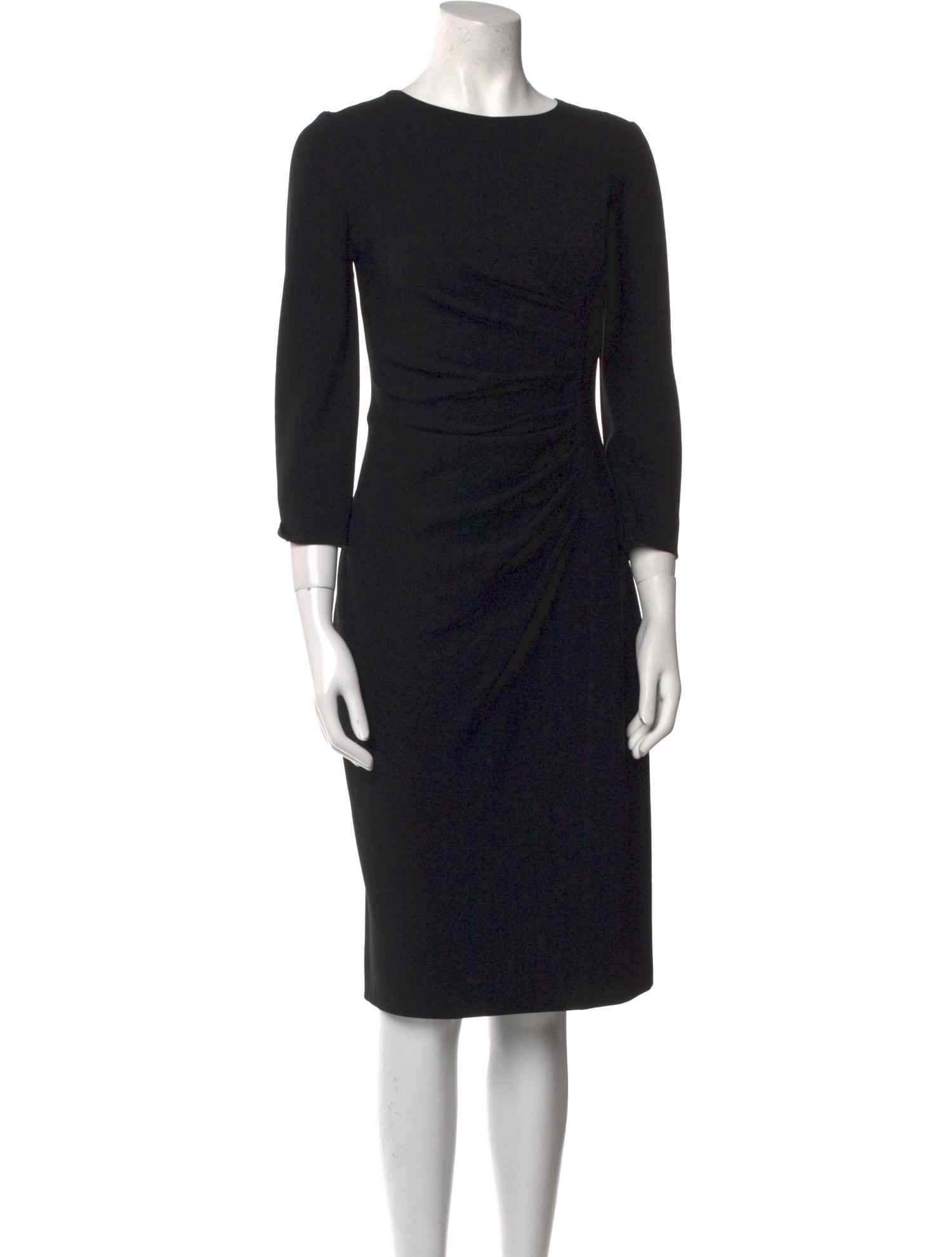Max Mara Bateau Neckline Midi Length Dress