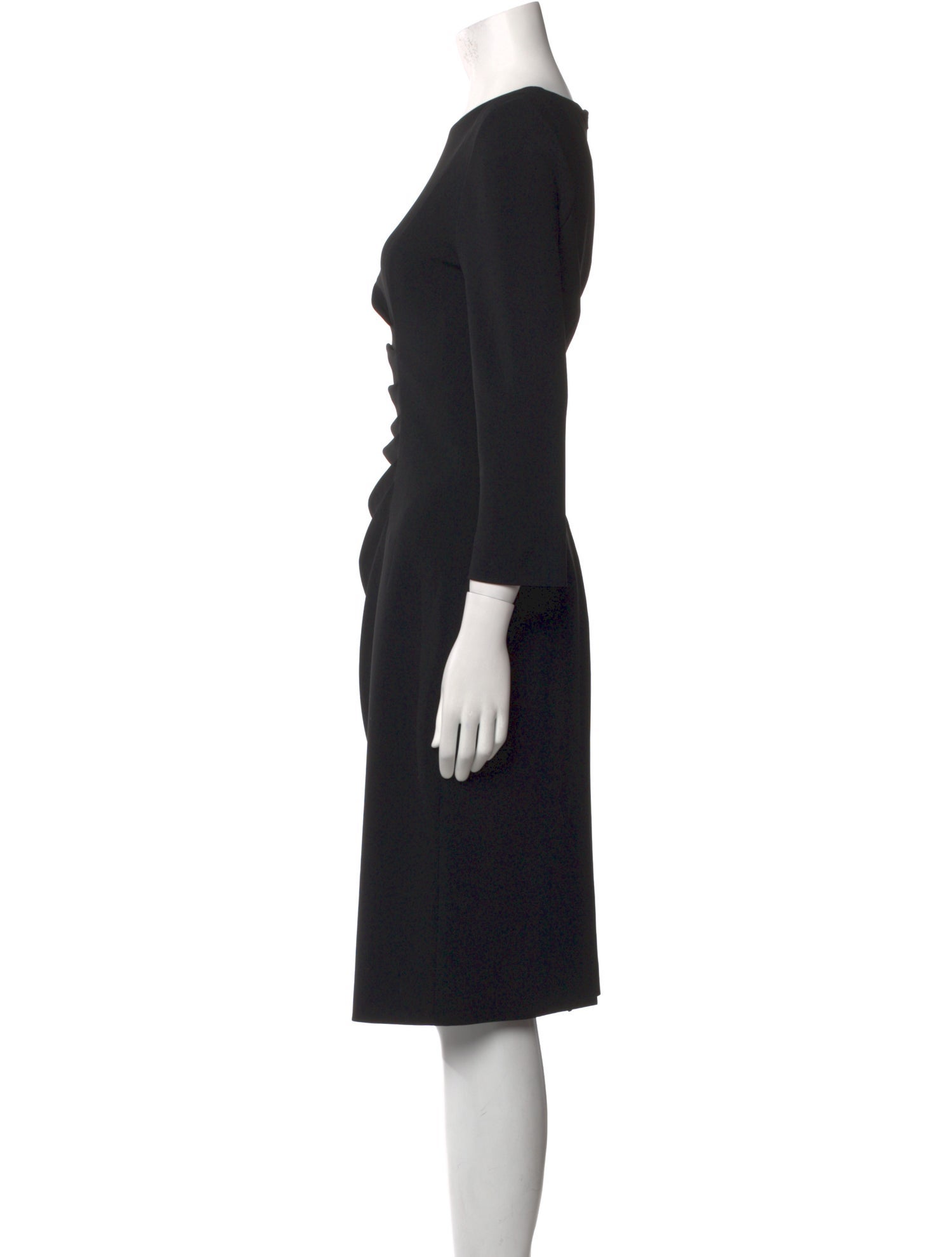 Max Mara Bateau Neckline Midi Length Dress