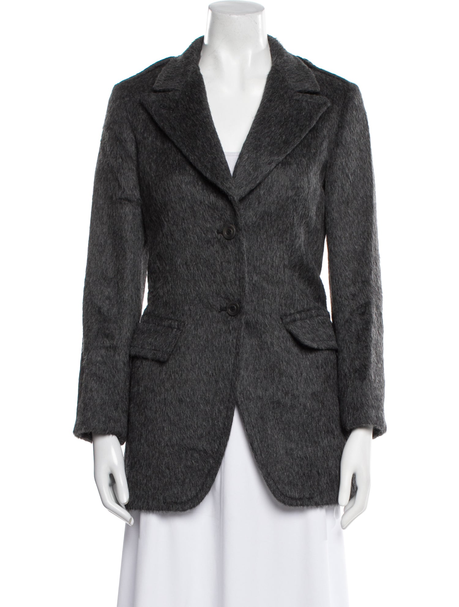 Max Mara Alpaca Peacoat