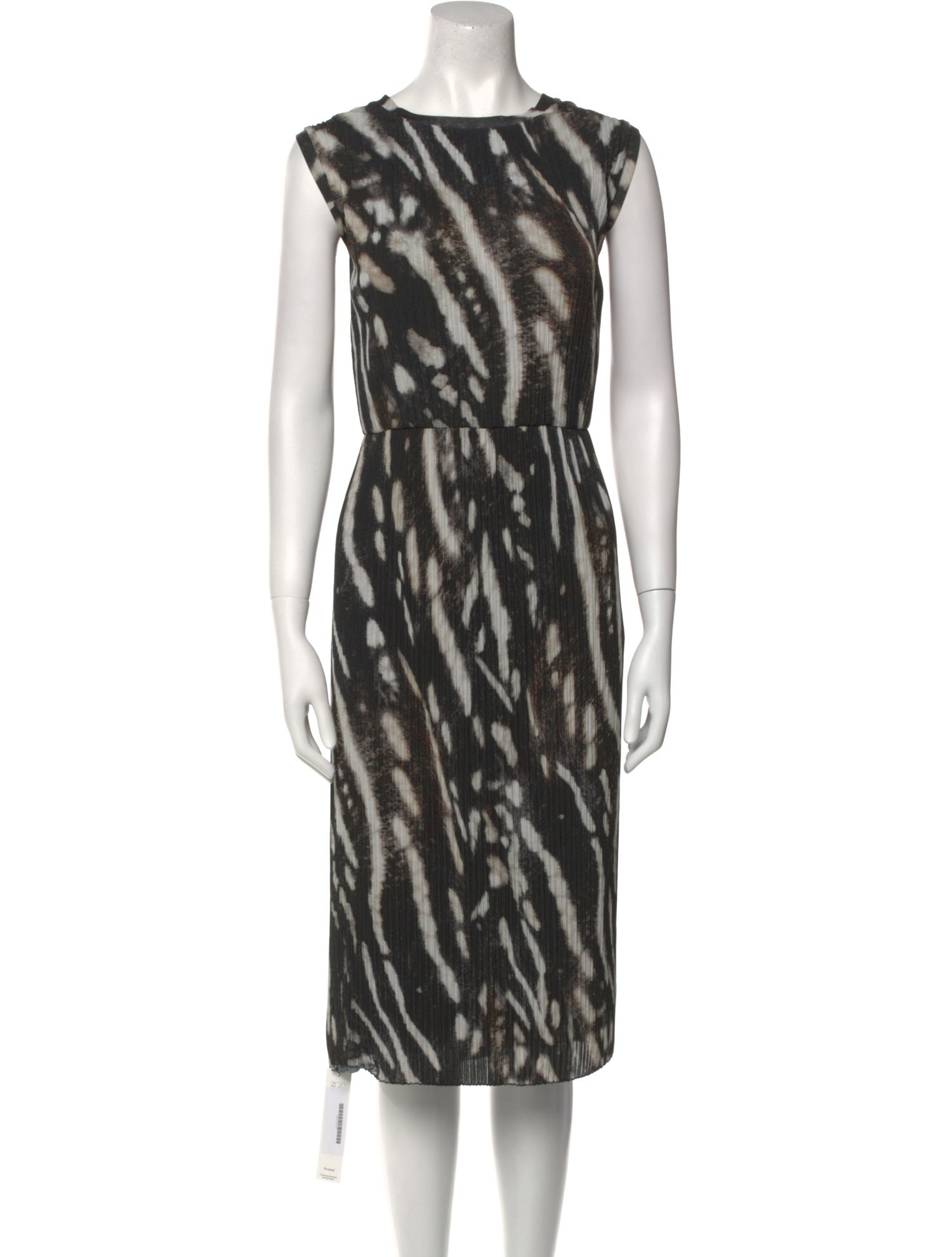 Max Mara Printed Midi Length Dress
