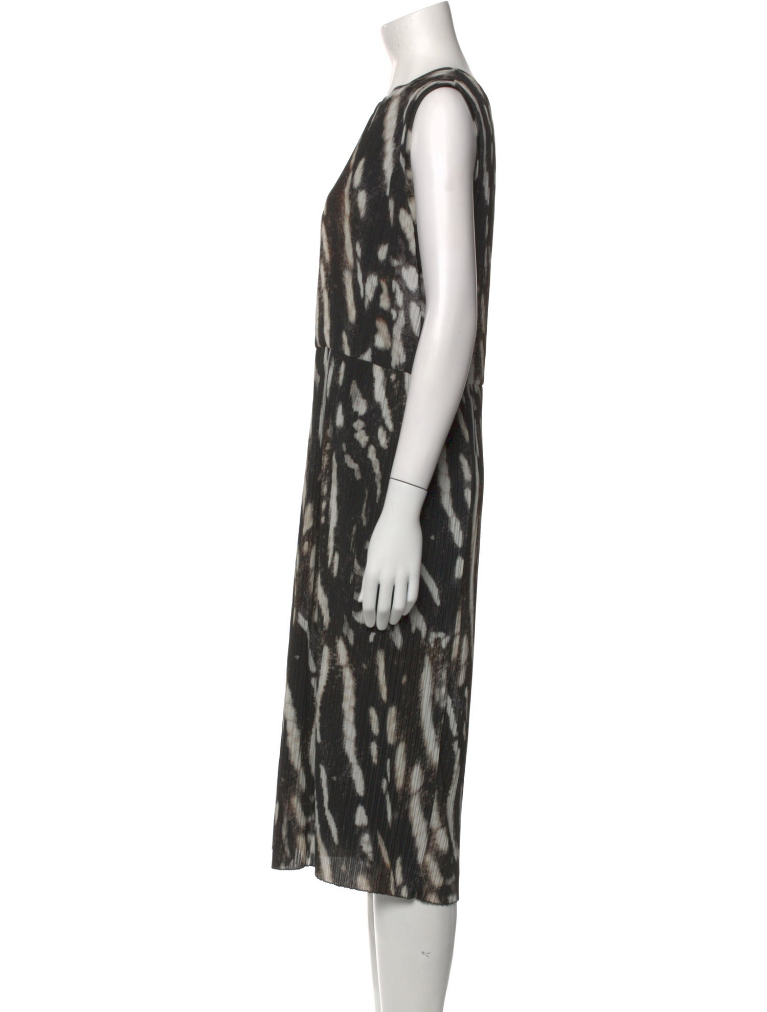Max Mara Printed Midi Length Dress