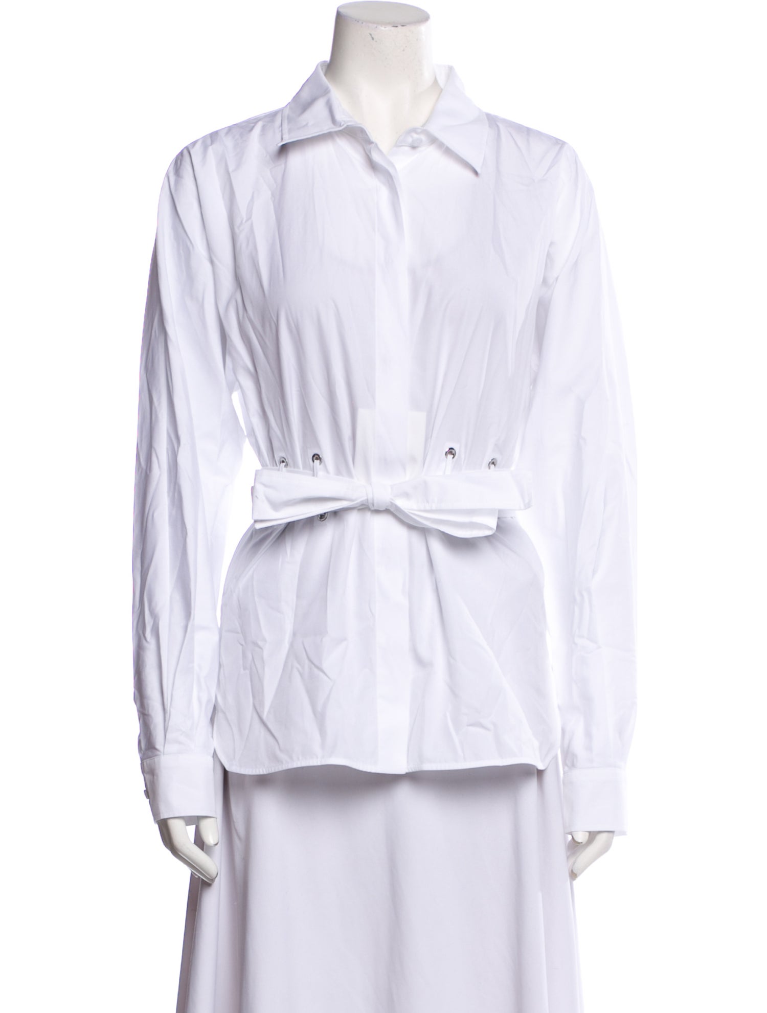 Max Mara Long Sleeve Button-Up Top w/ Tags