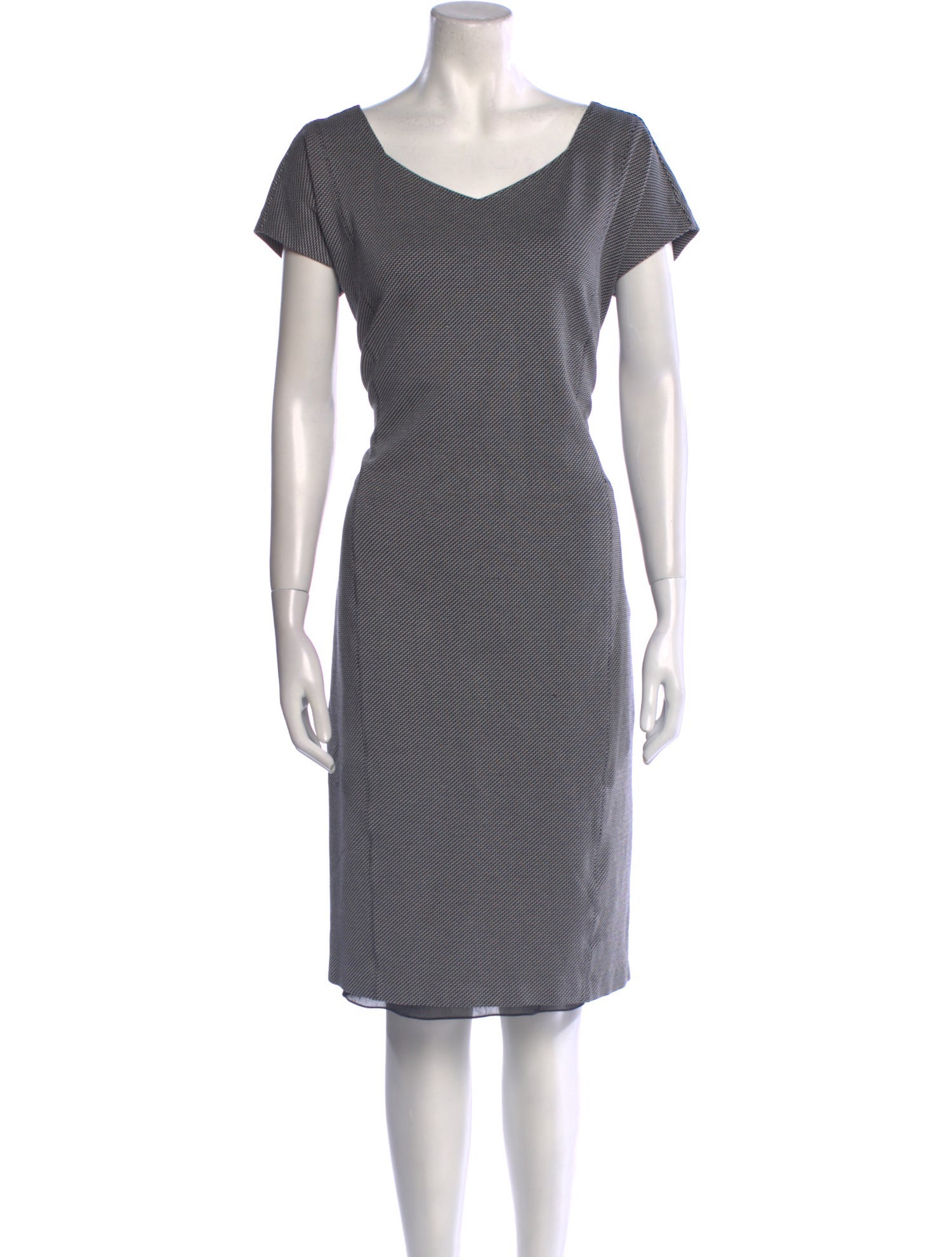 Max Mara Printed Knee-Length Dress