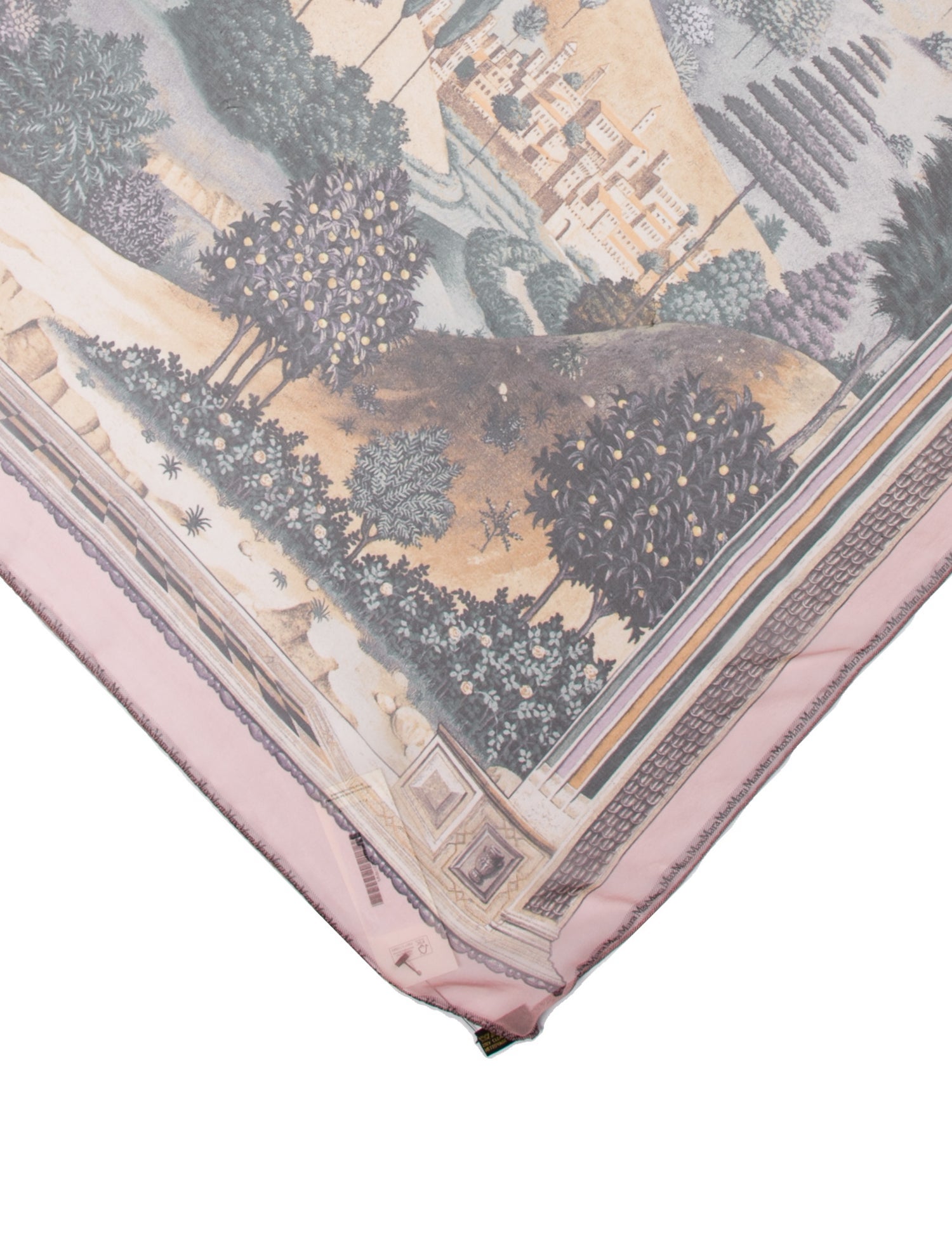 Max Mara Silk Printed Scarf