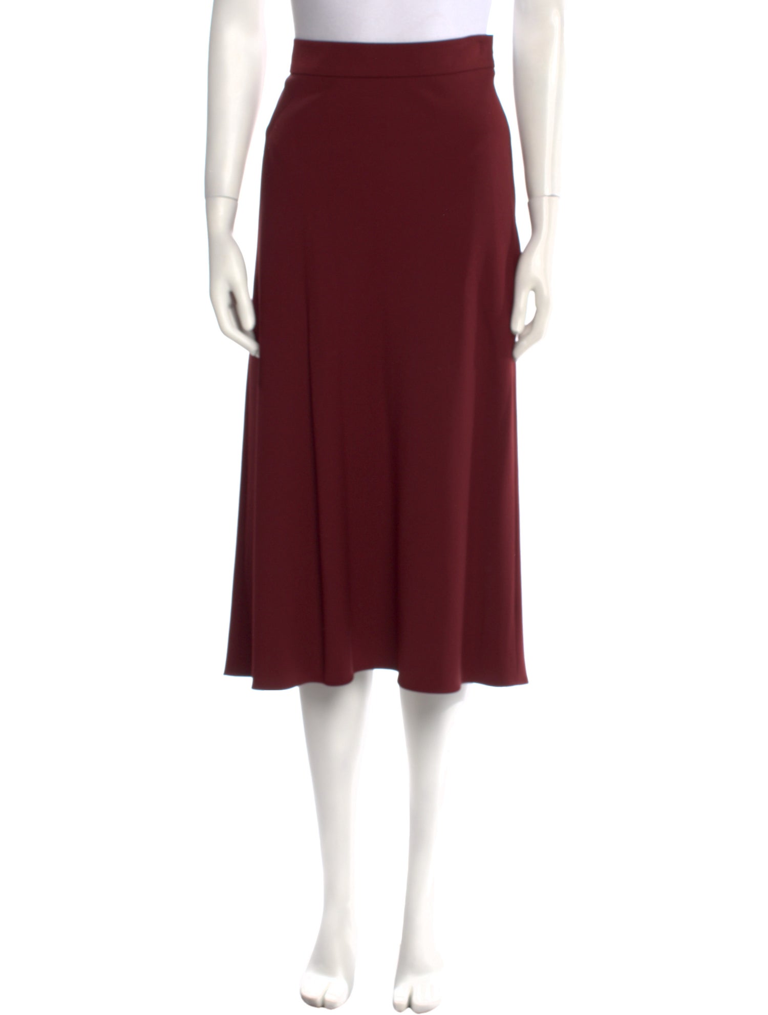 スカート STAUD Woman Skirt Burgundy R25R6125SP BDTL STAUD Skirts | Poplin, Leather, Knit, Satin & Silk Skirts