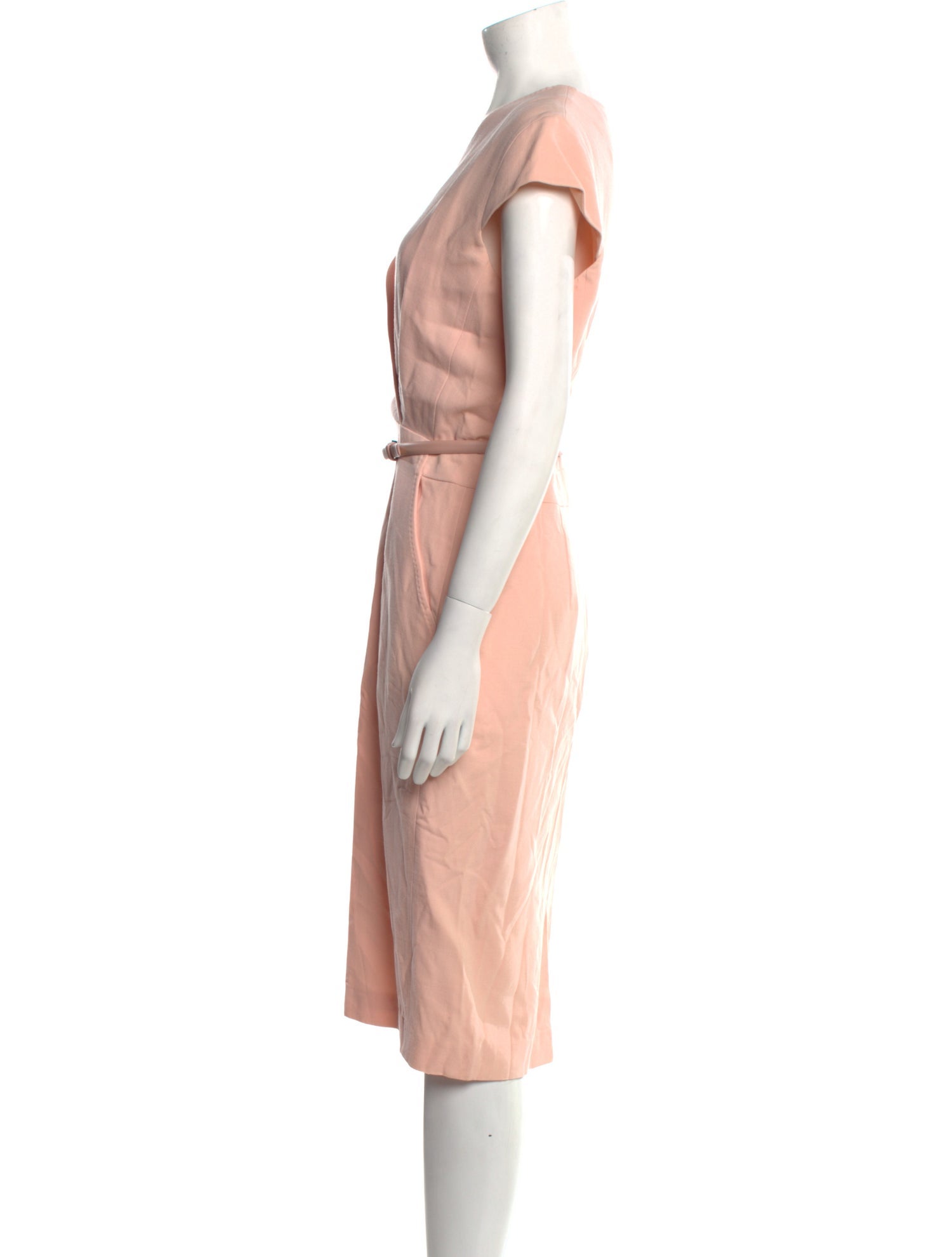 Max Mara Virgin Wool Midi Length Dress
