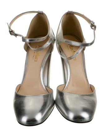 Max Mara Patent Leather D'Orsay Pumps