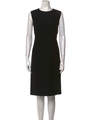 Max Mara Dresses Wool Midi Length Dress US 12 | XL