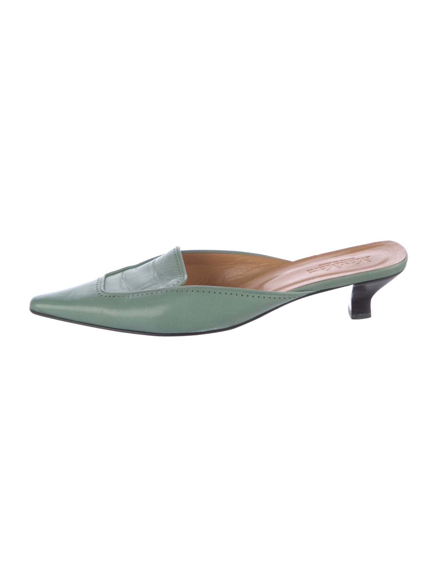 Max Mara Leather Mules