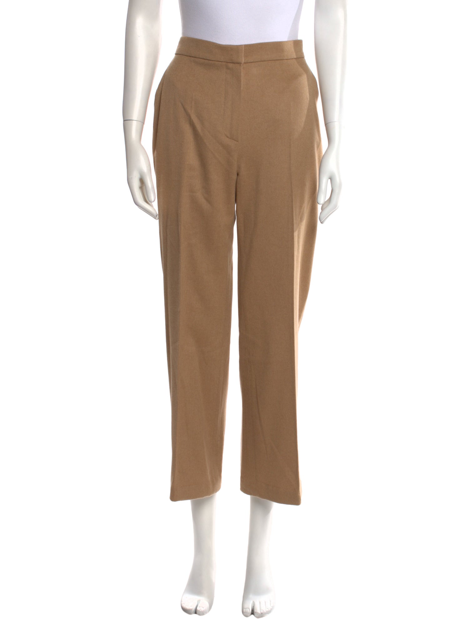 Max Mara Camel Hair Wide Leg Pants