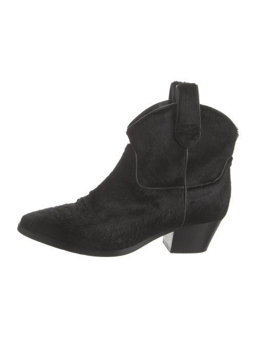 Max Mara Ponyhair Western Boots