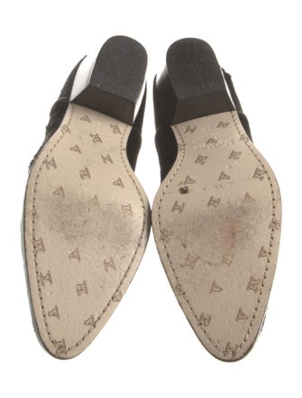 Max Mara Ponyhair Western Boots