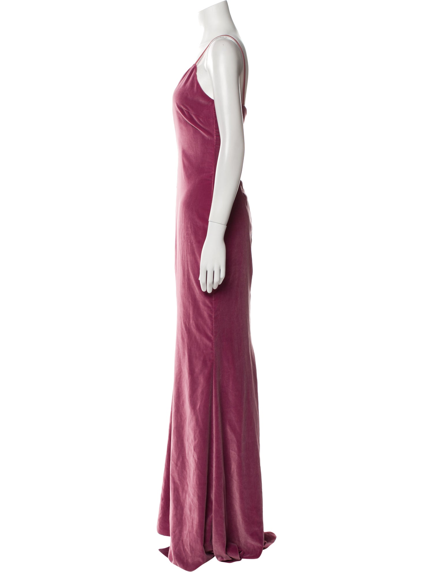 Max Mara V-Neck Long Dress