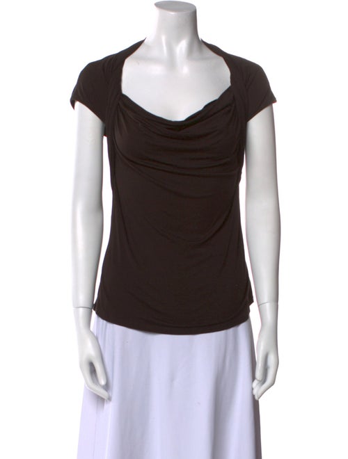 Max Mara Cowl Neck Short Sleeve T-Shirt