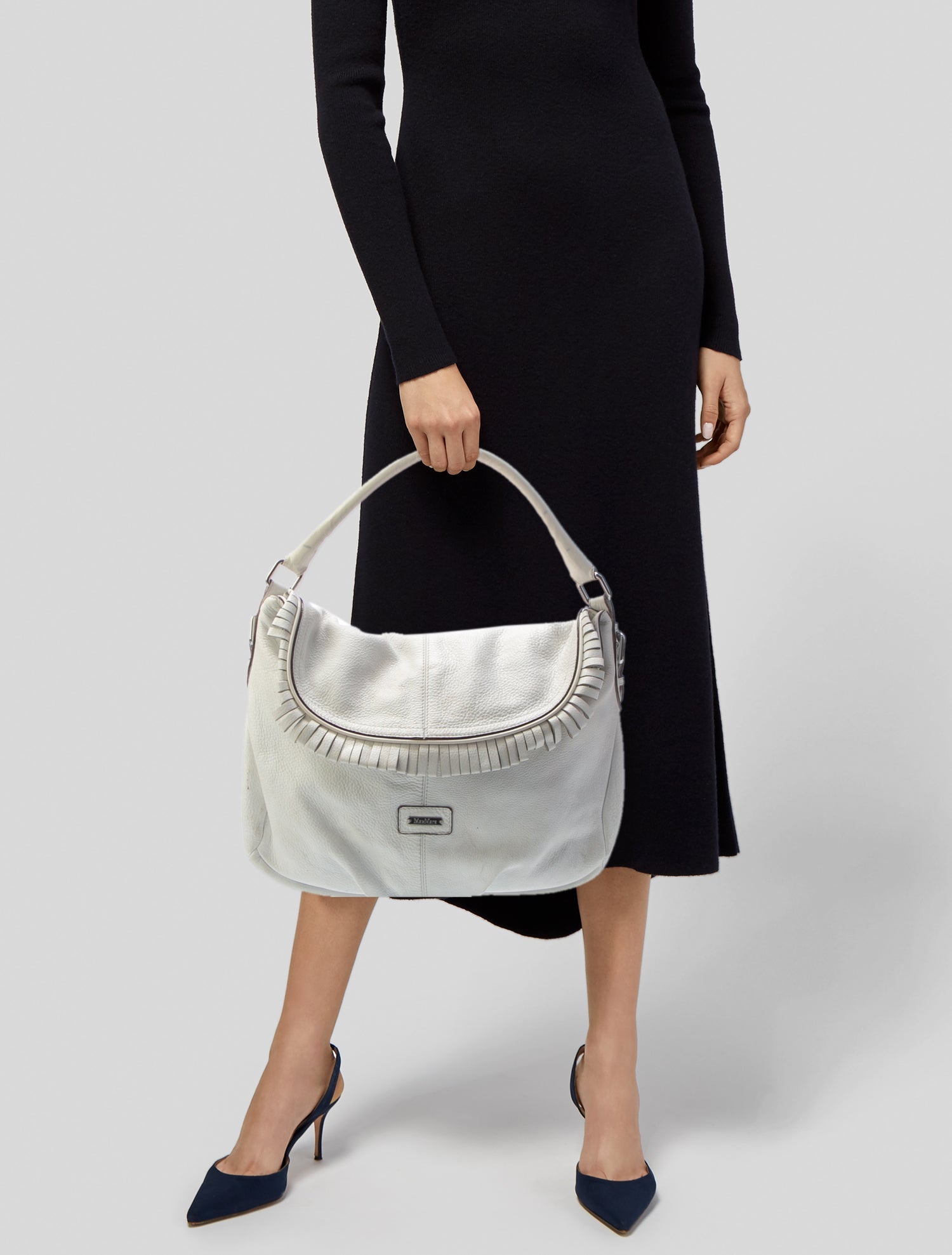 Max Mara Leather Top Handle Bag