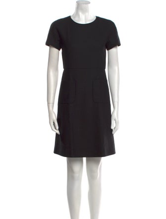 Max Mara Crew Neck Mini Dress