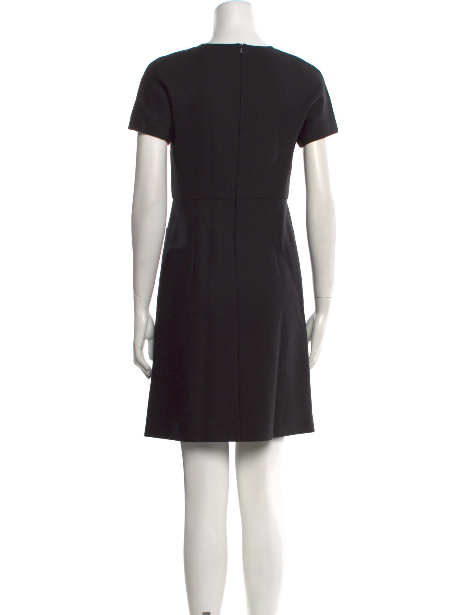 Max Mara Crew Neck Mini Dress