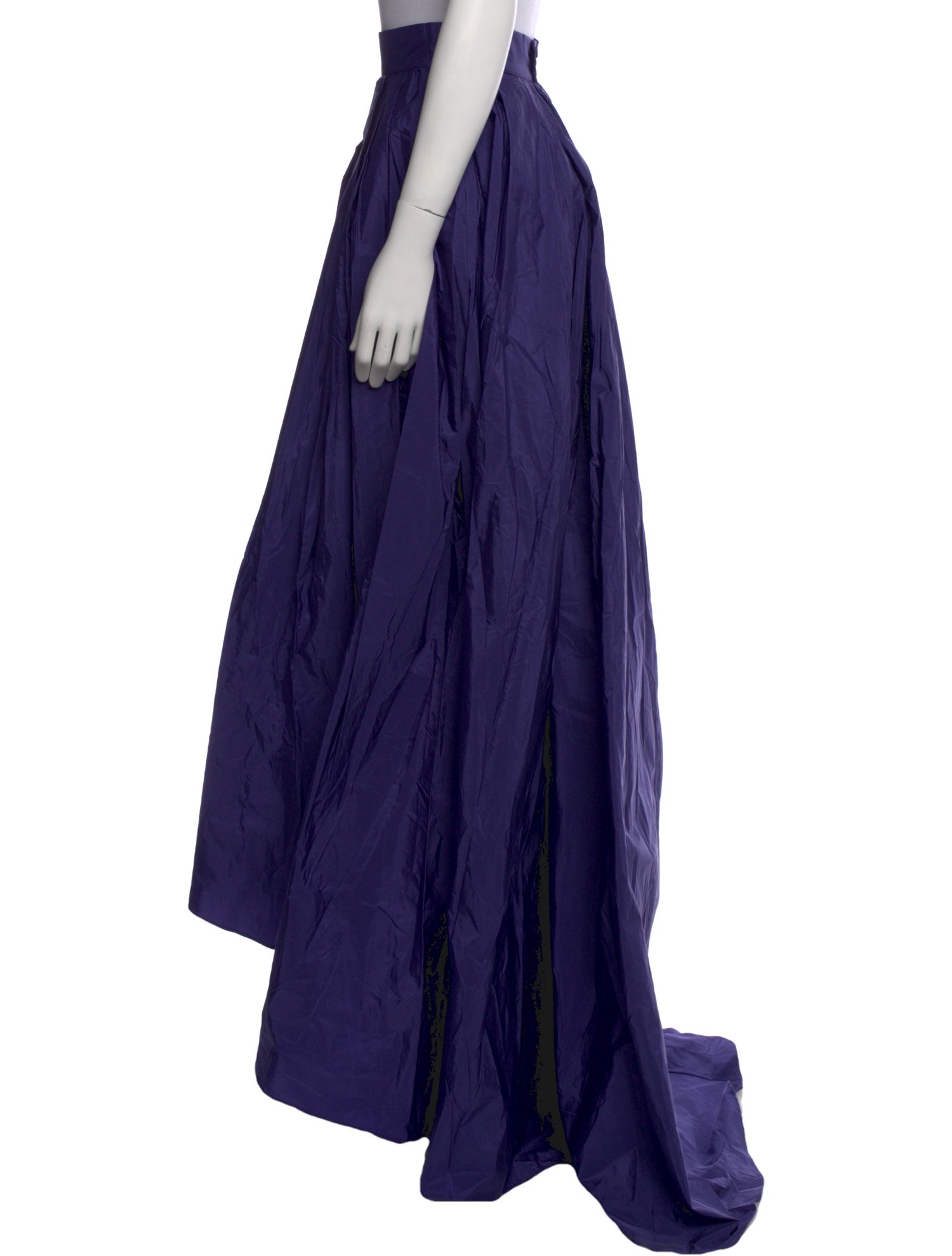 Max Mara Pleated Accents Long Skirt