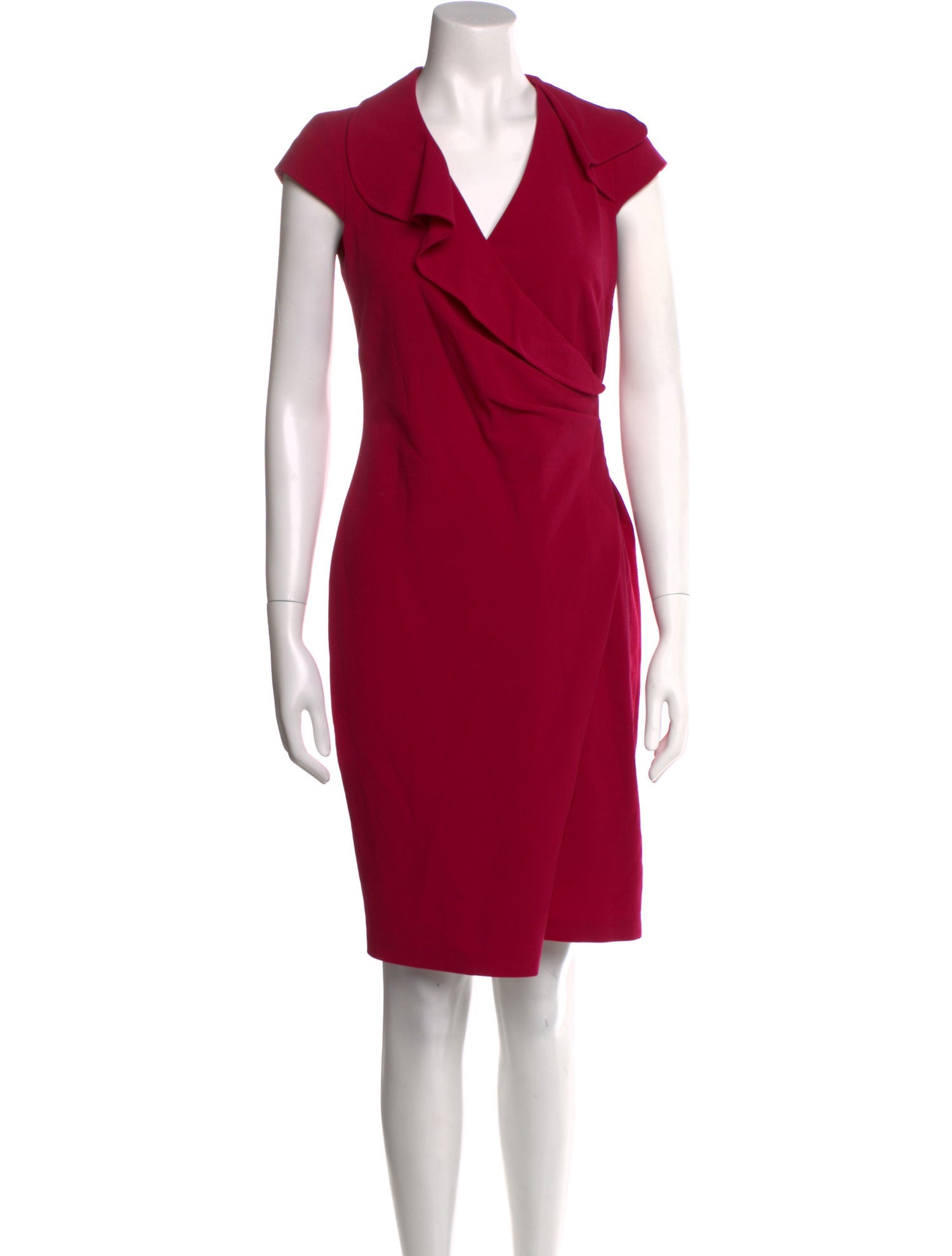 Max Mara Virgin Wool Knee-Length Dress