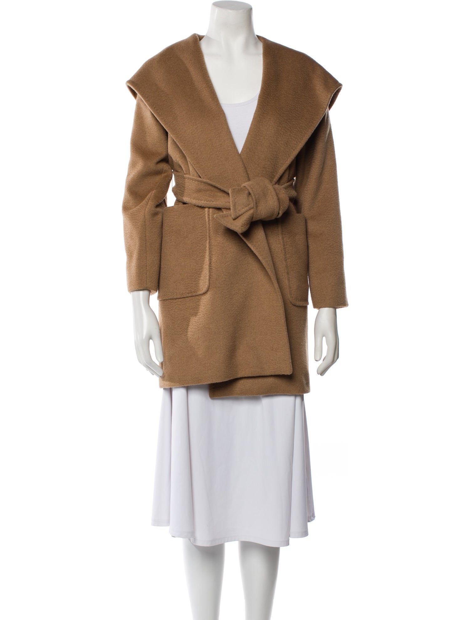Max Mara Camel Hair Trench Coat