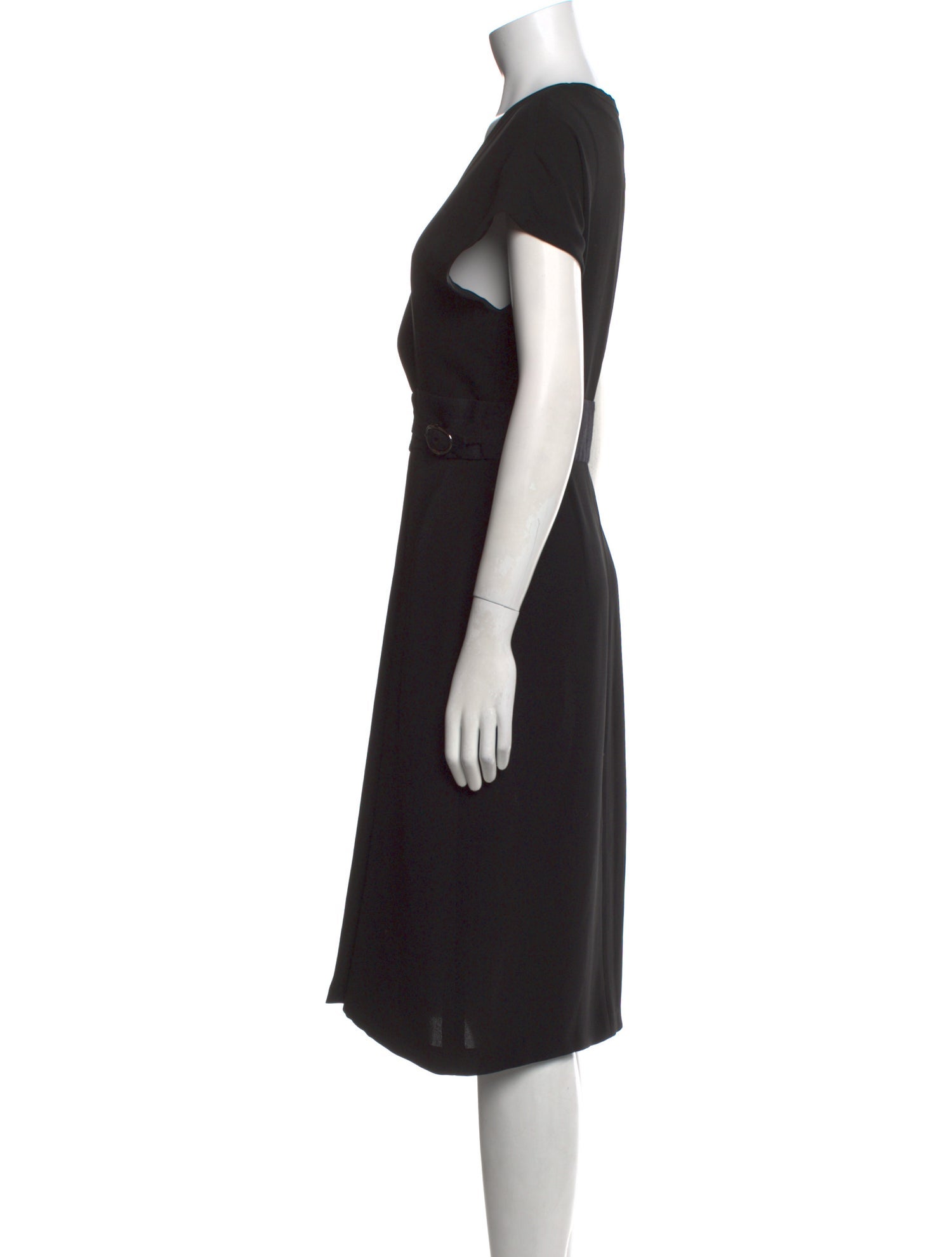 Max Mara V-Neck Midi Length Dress