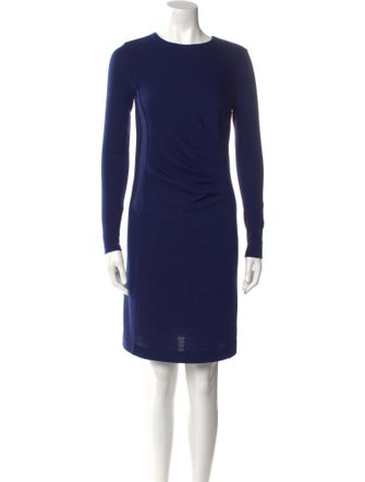 Max Mara Virgin Wool Knee-Length Dress