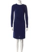 Max Mara Virgin Wool Knee-Length Dress