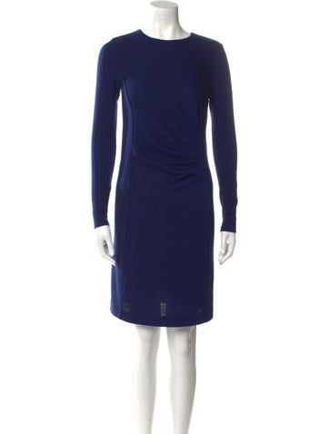 Max Mara Dresses Virgin Wool Knee-Length Dress XXS