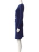 Max Mara Virgin Wool Knee-Length Dress