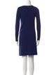 Max Mara Virgin Wool Knee-Length Dress