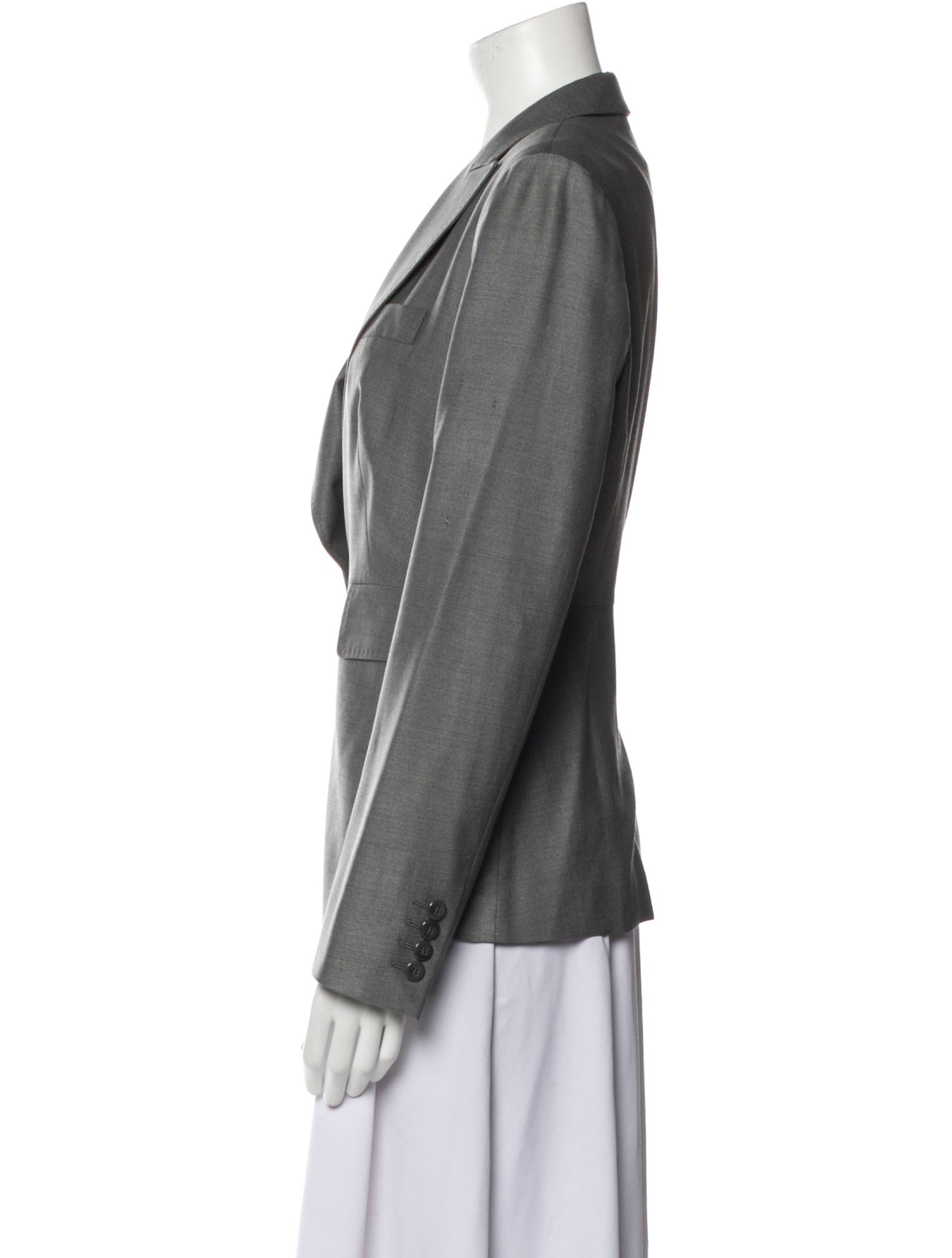 Max Mara Black Fleece Wool Blazer main image 0