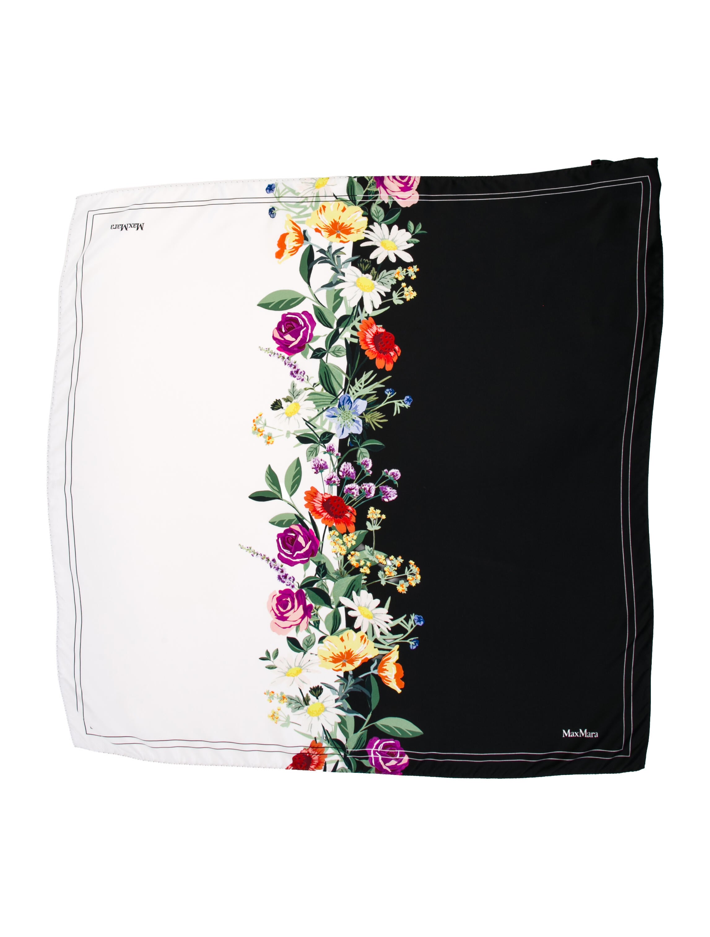 Max Mara Square Scarf Silk Scarf w/ Tags