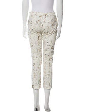 Max Mara Printed Straight Leg Pants