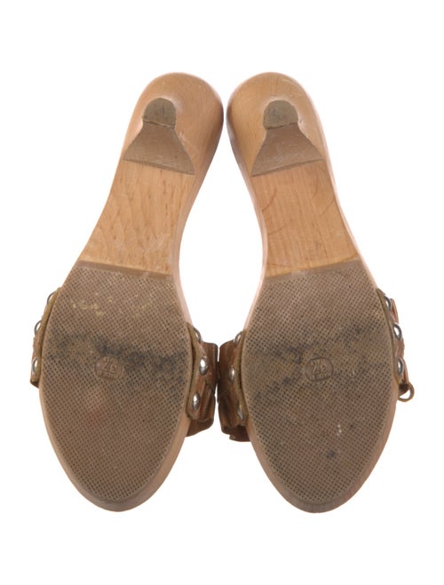 Max Mara Bamboo Bow Accents Slides