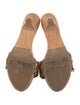 Max Mara Bamboo Bow Accents Slides