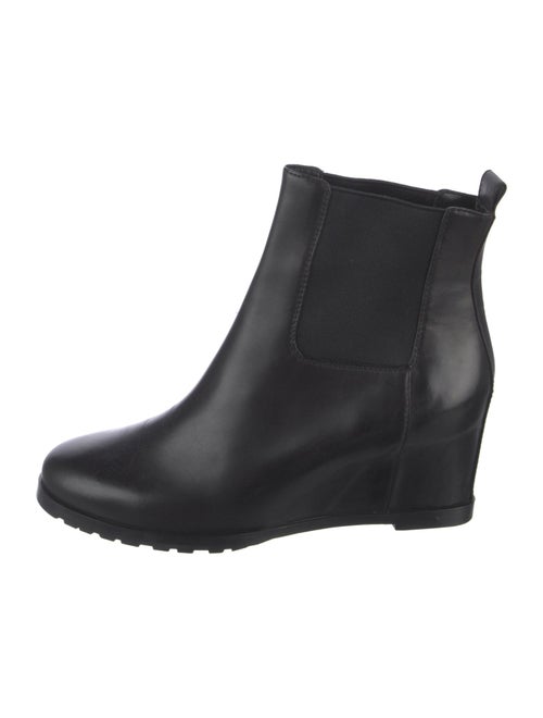 Max Mara Leather Chelsea Boots
