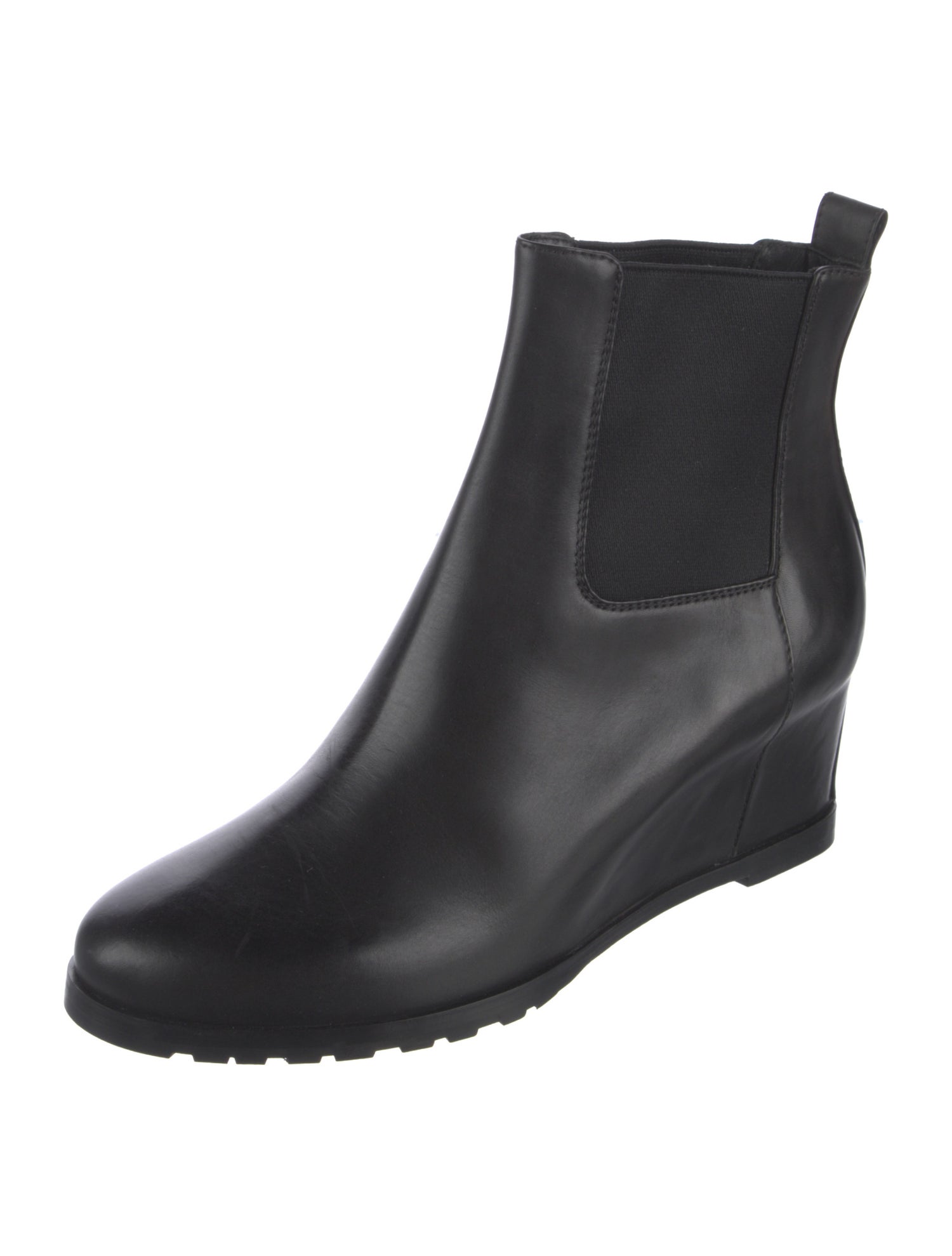 Max Mara Leather Chelsea Boots